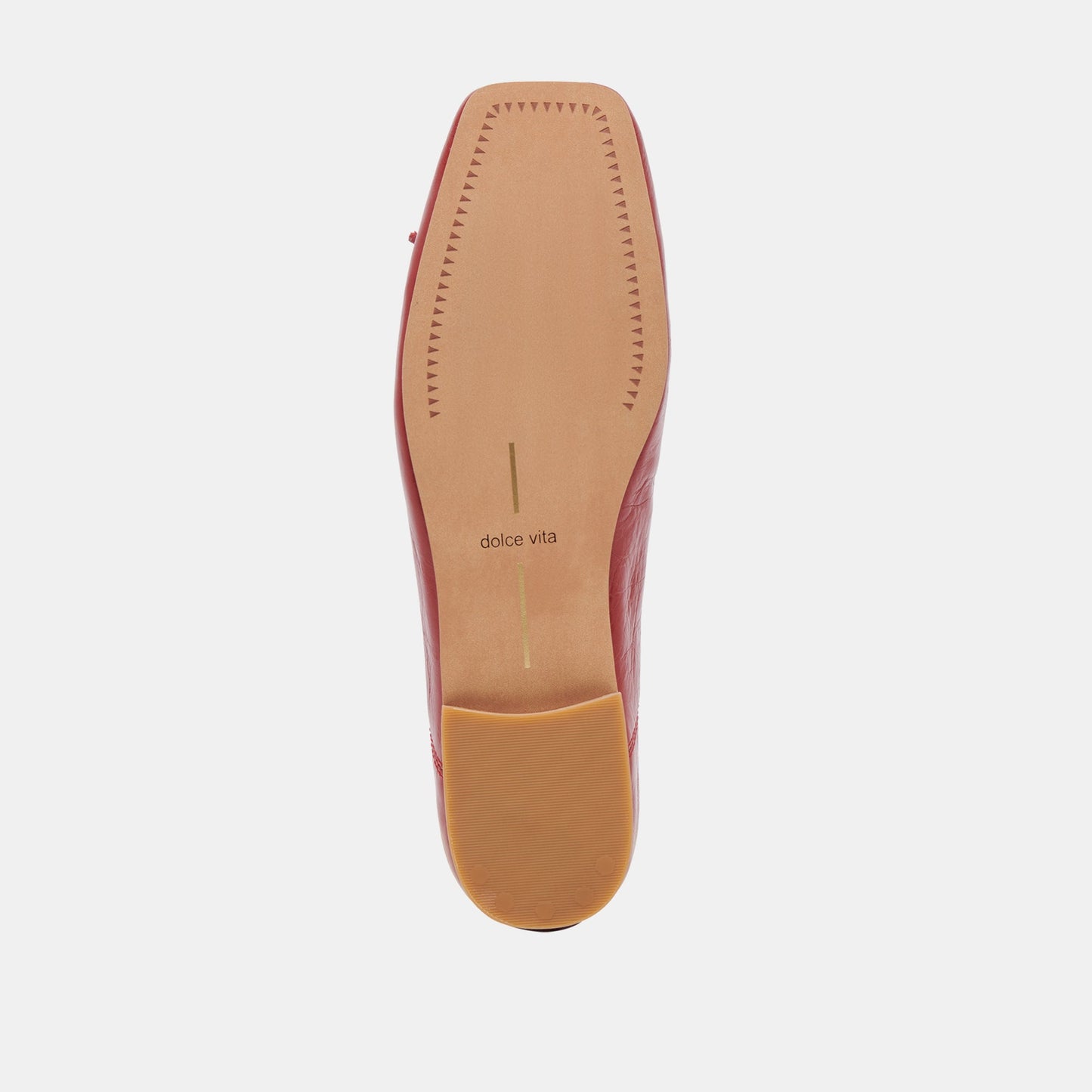 Dolce Vita Anisa Ballet Flats RED CRINKLE PATENT