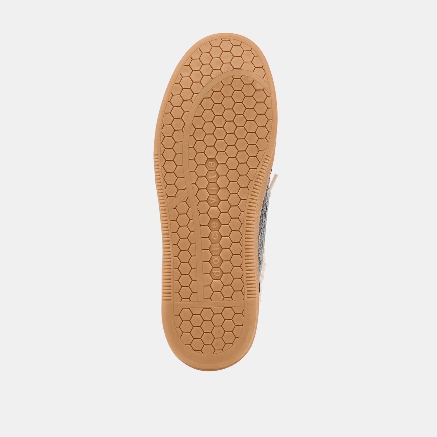 Dolce Vita Notice Slide Plush Black Woven Leather Sneakers