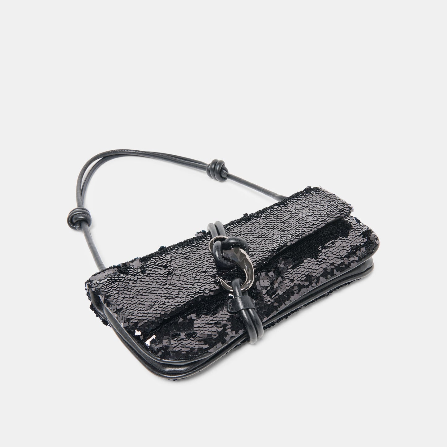 Dolce Vita Alice Black Sequin Shoulder Bag