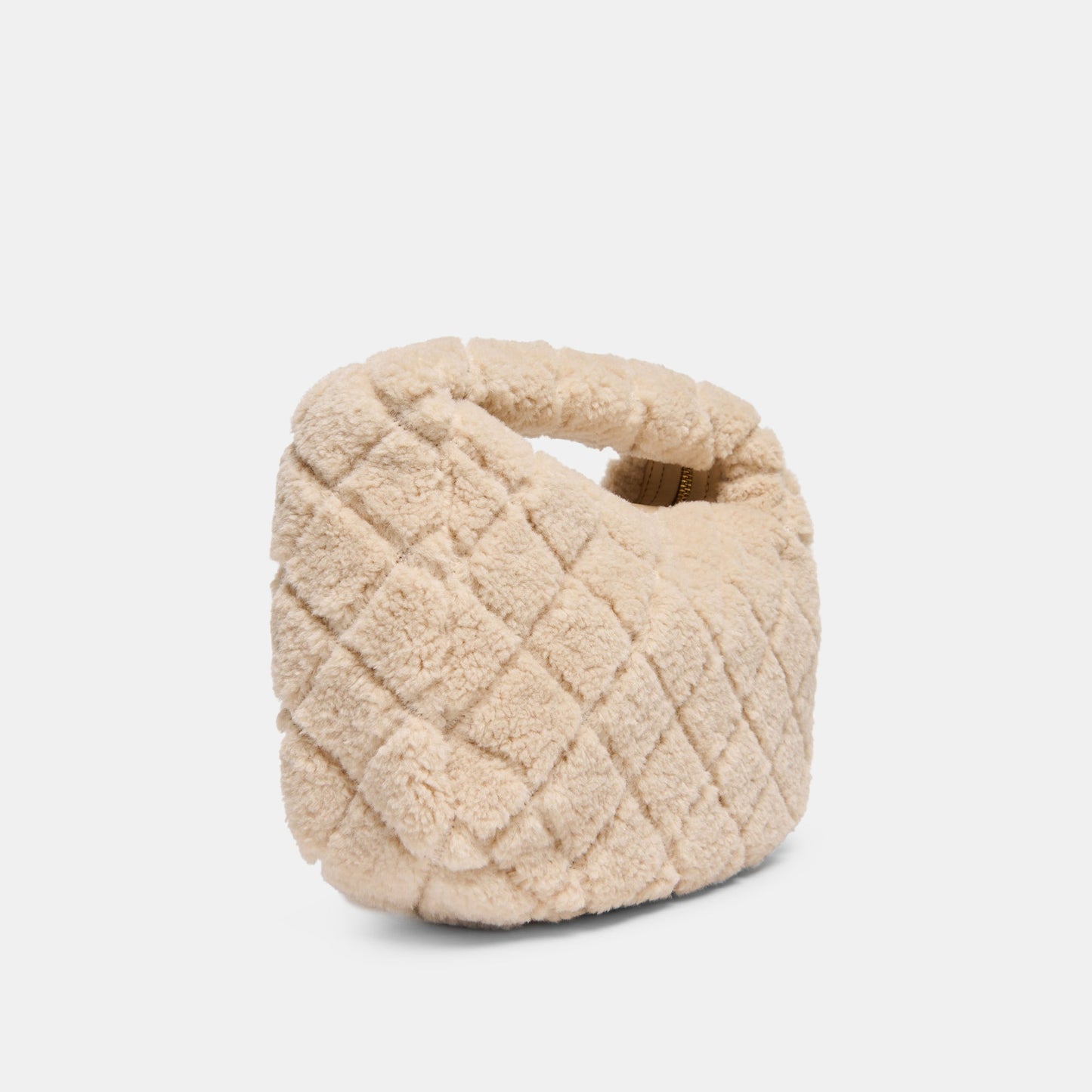 Dolce Vita Frankie Natural Plush Handbag