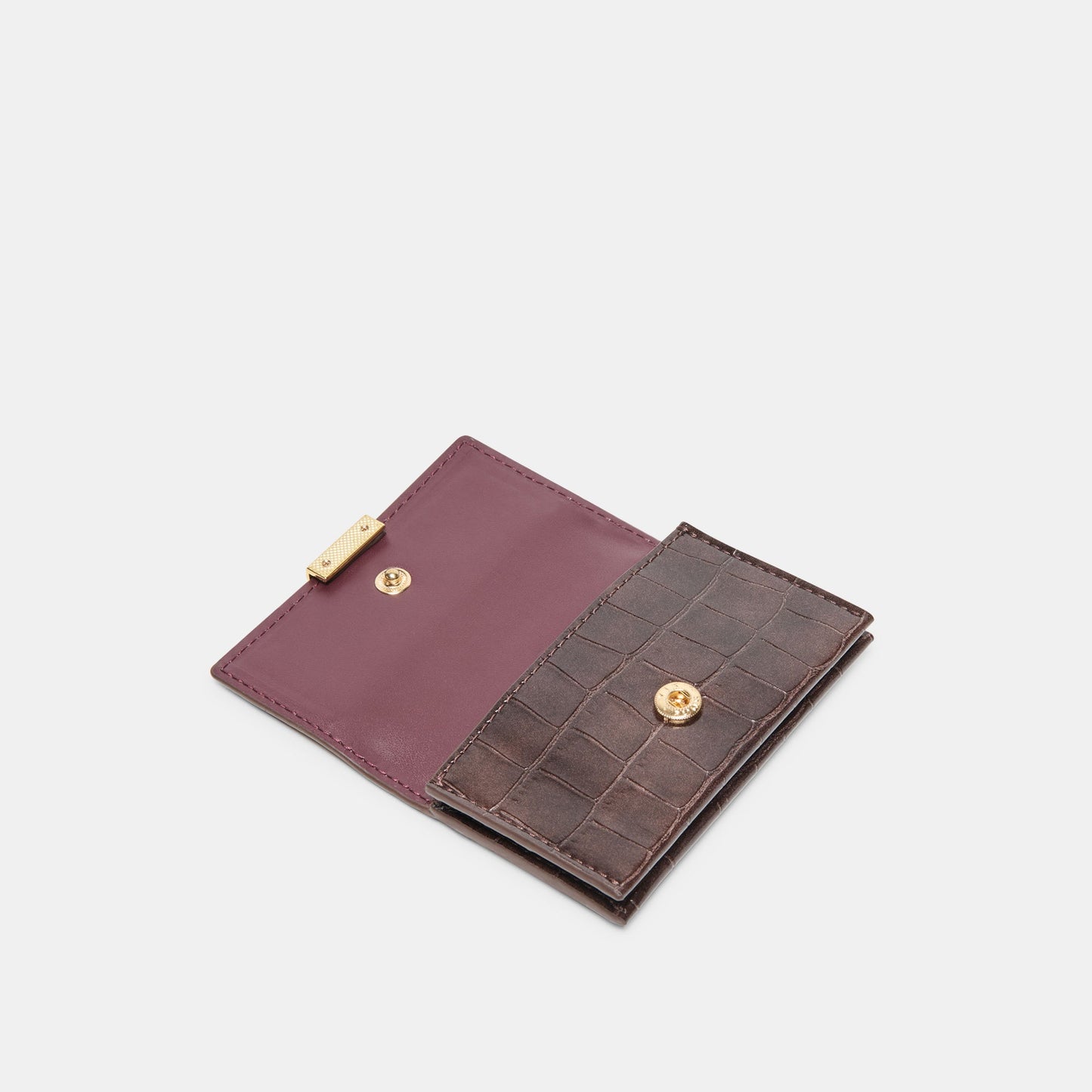 Dolce Vita Mini-Me Brown Croco Stella Wallet