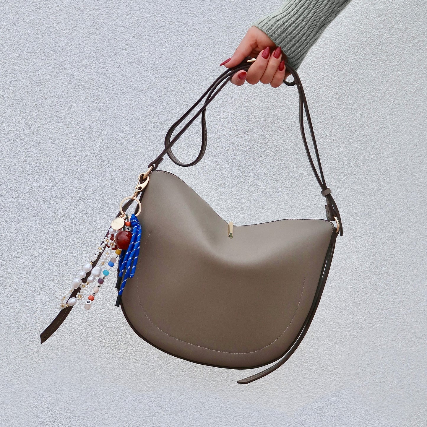 Dolce Vita Dolce Vita Blue Multi Beaded Bag Charm