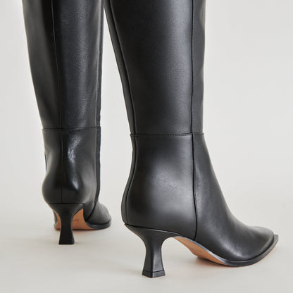 Dolce Vita Auggie Black Leather Boots