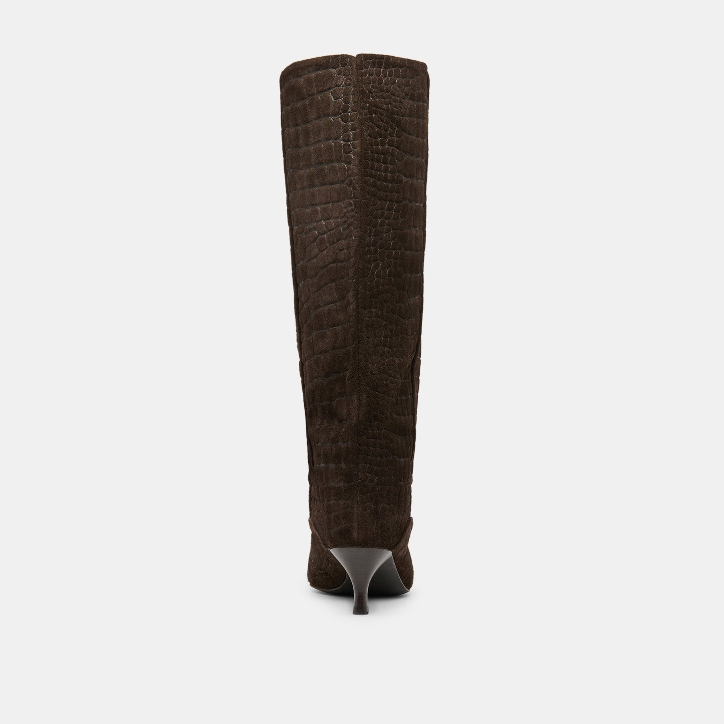 Dolce Vita Roxla Dk Chocolate Croco Embossed Leather Boots