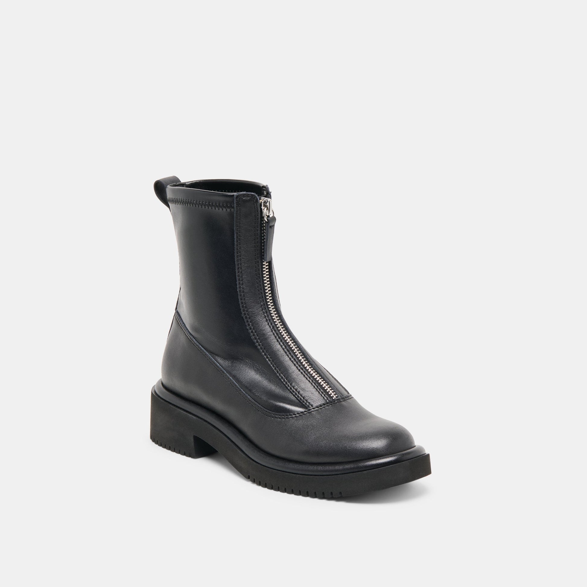 Dolce Vita Shante Black Leather Boots