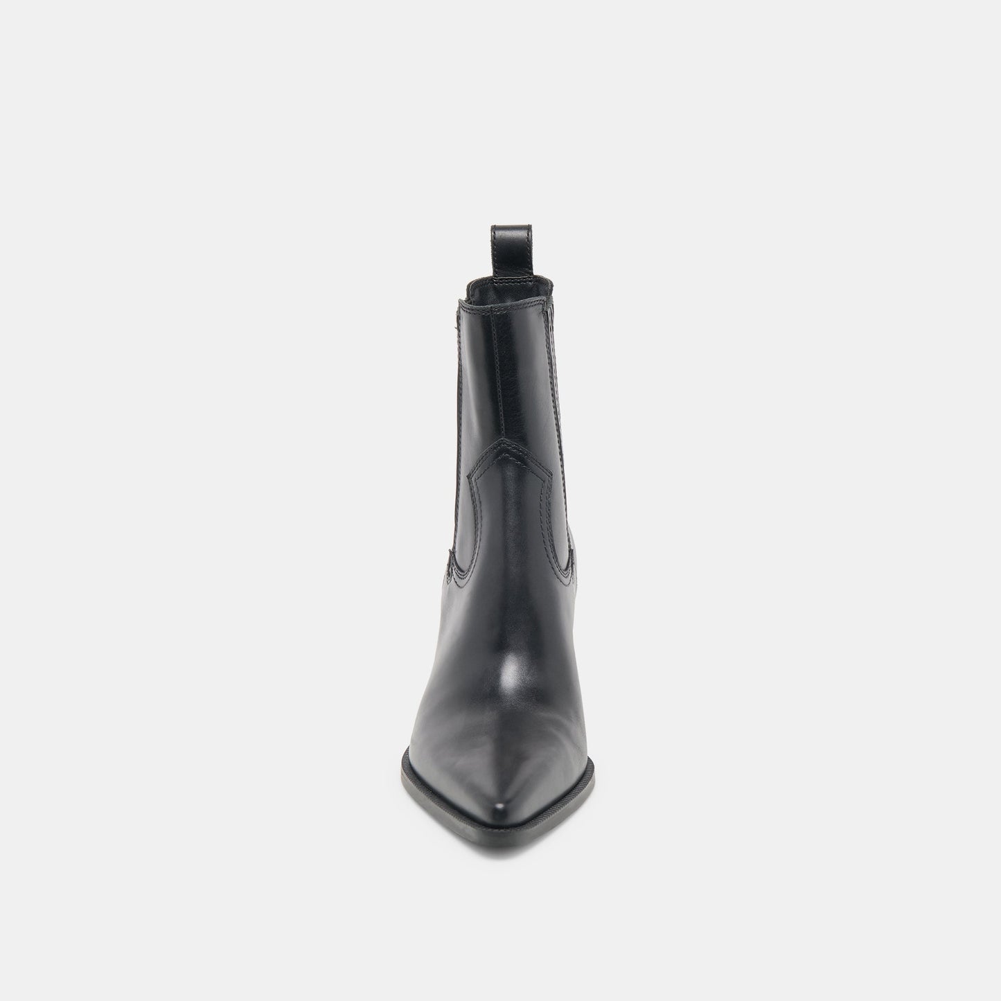 Dolce Vita Slim Black Leather Booties
