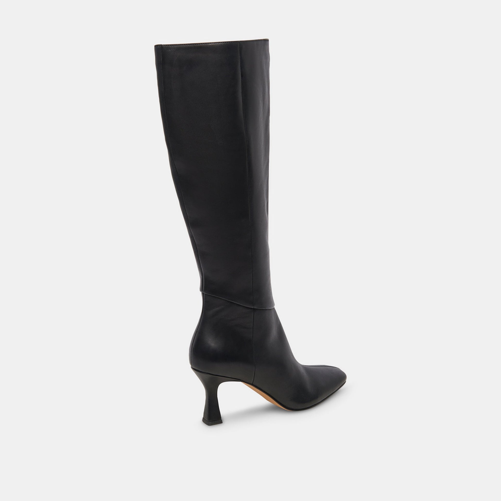 Dolce Vita Gyra Wide Calf Black Leather Boots