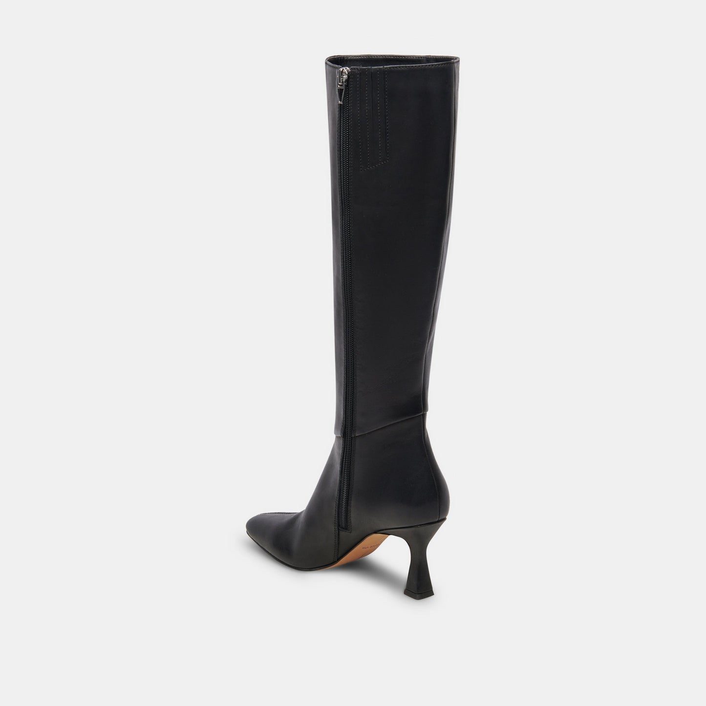 Dolce Vita Gyra Wide Calf Black Leather Boots