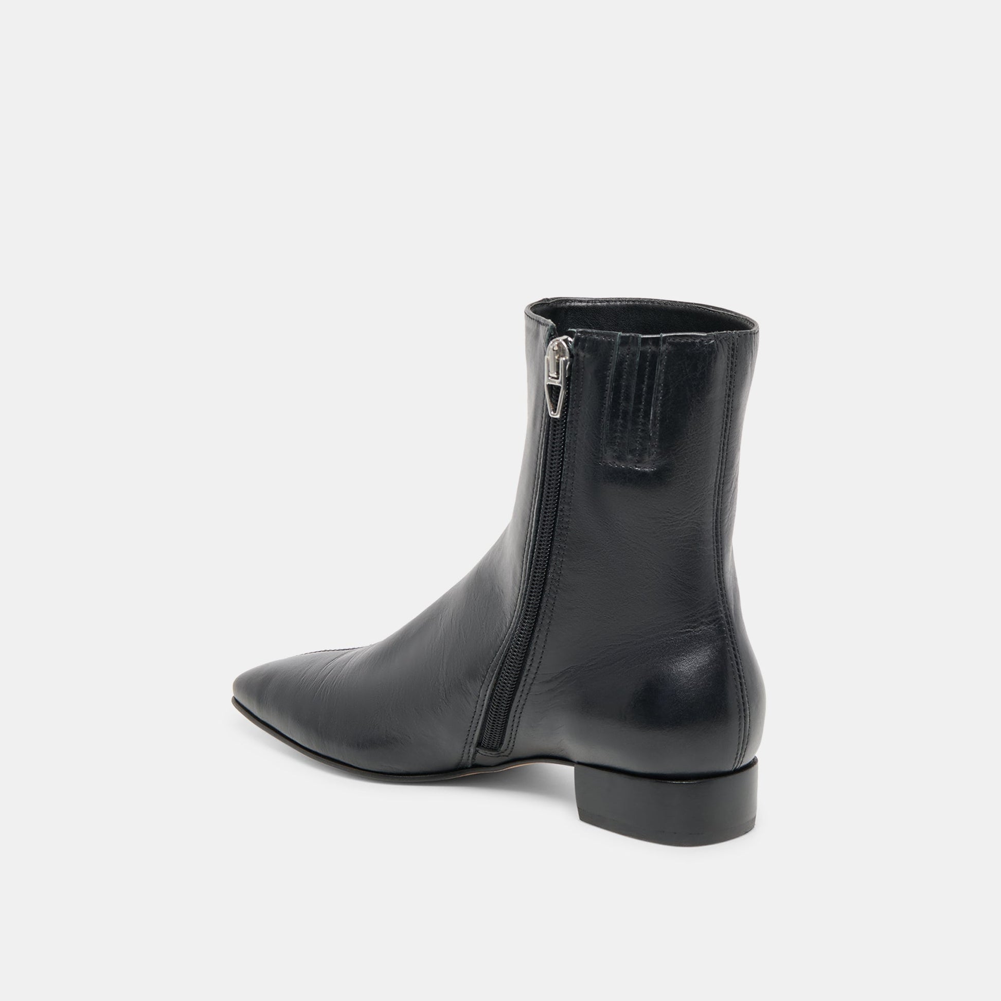 Dolce Vita Tarine Black Leather Booties
