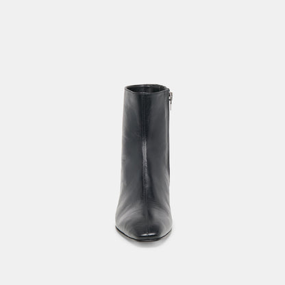 Dolce Vita Tarine Black Leather Booties