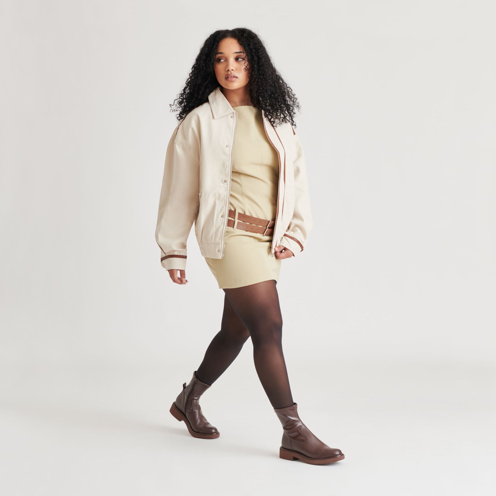 Dolce Vita Simaya H2O Waterproof Mahogany Leather Boots