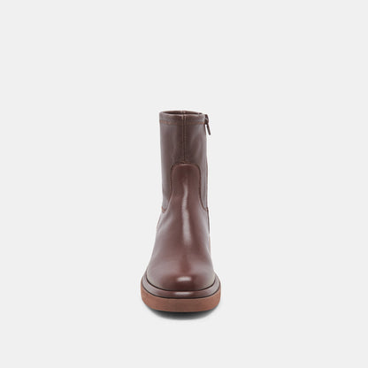 Dolce Vita Simaya H2O Waterproof Mahogany Leather Boots