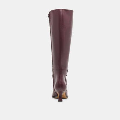 Dolce Vita Auggie Wine Leather Boots