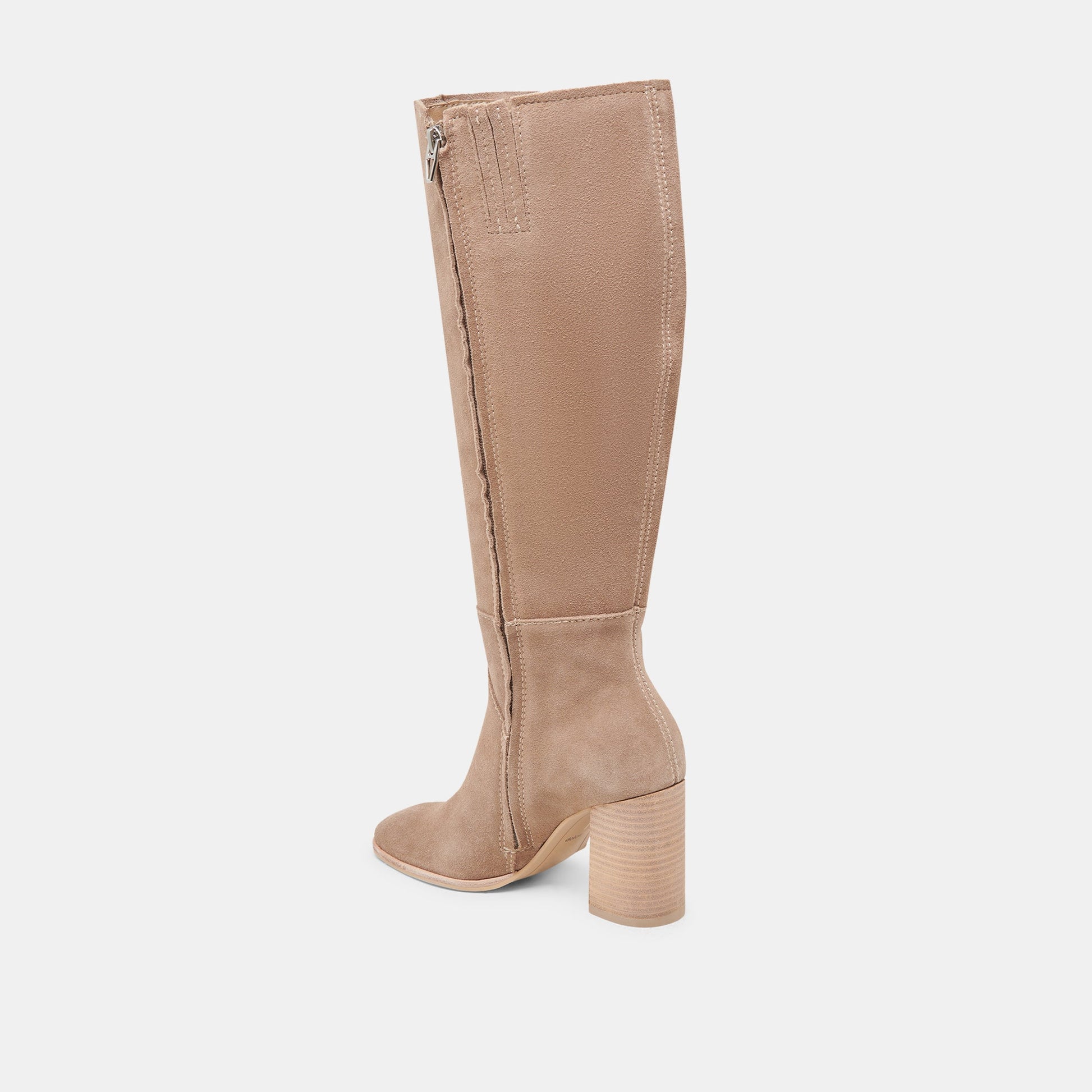 Dolce Vita FYNN Wide Calf Boots Truffle Suede