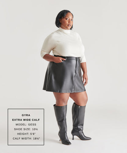 Dolce Vita Gyra Extra Wide Calf Black Boots