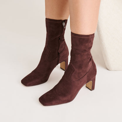 Dolce Vita Roan Mahogany Stella Suede Boots