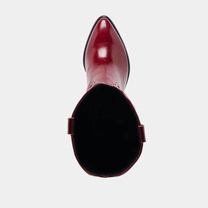 Dolce Vita Mirla Oxblood Leather Boots