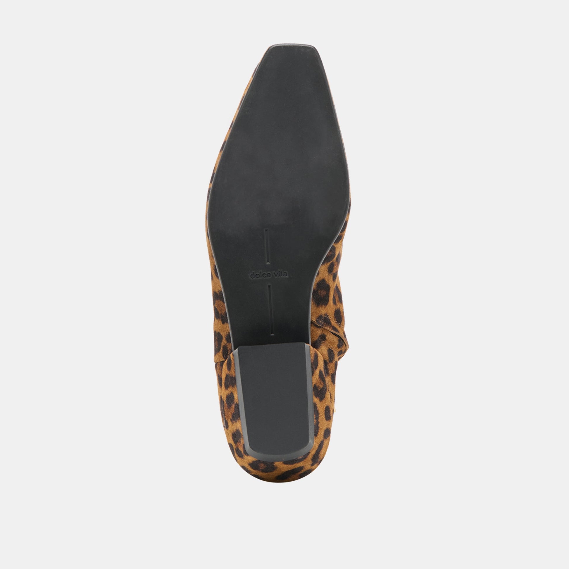 Dolce Vita Joanie Leopard Printed Suede Booties
