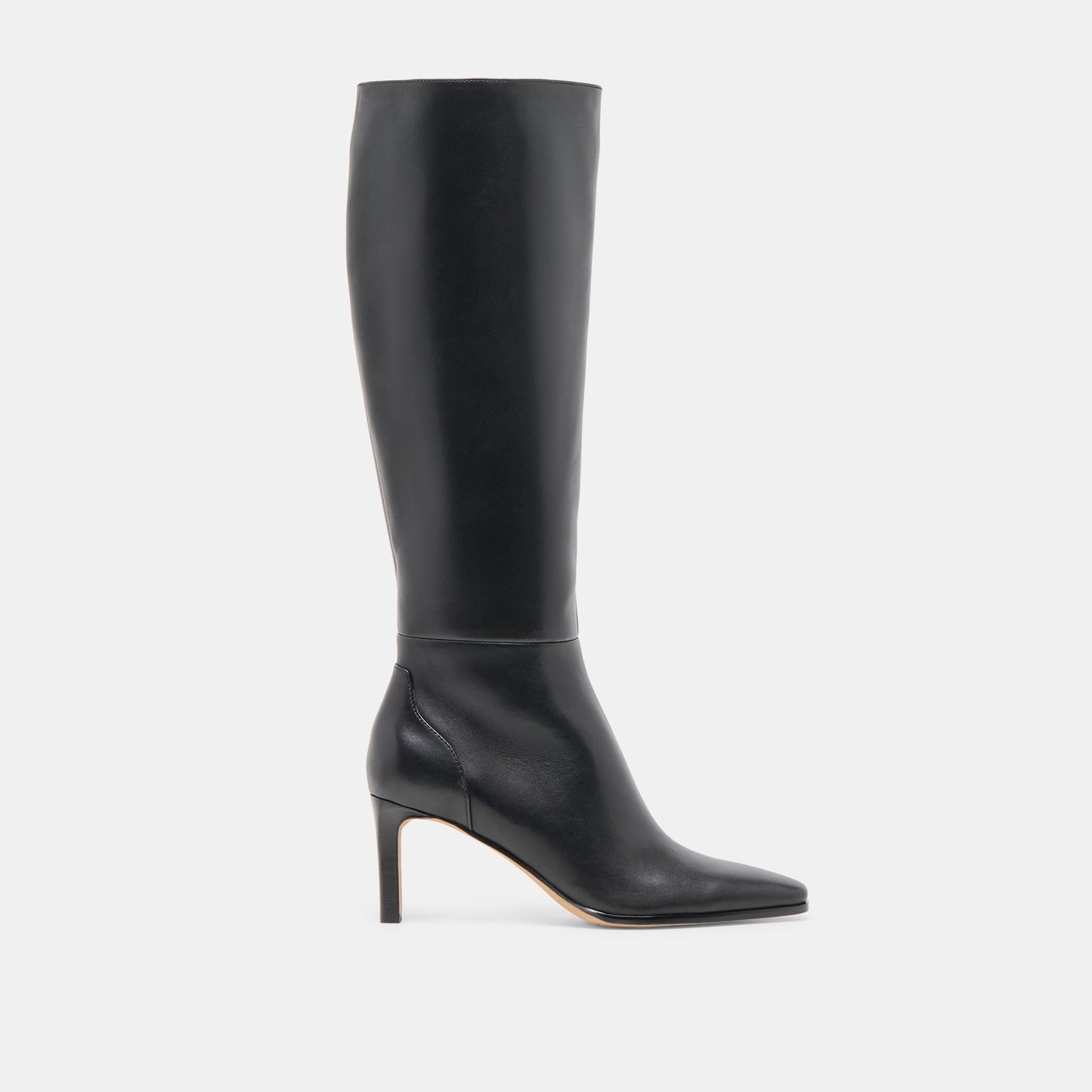 Dolce Vita Emmi Black Leather Narrow Calf Boots