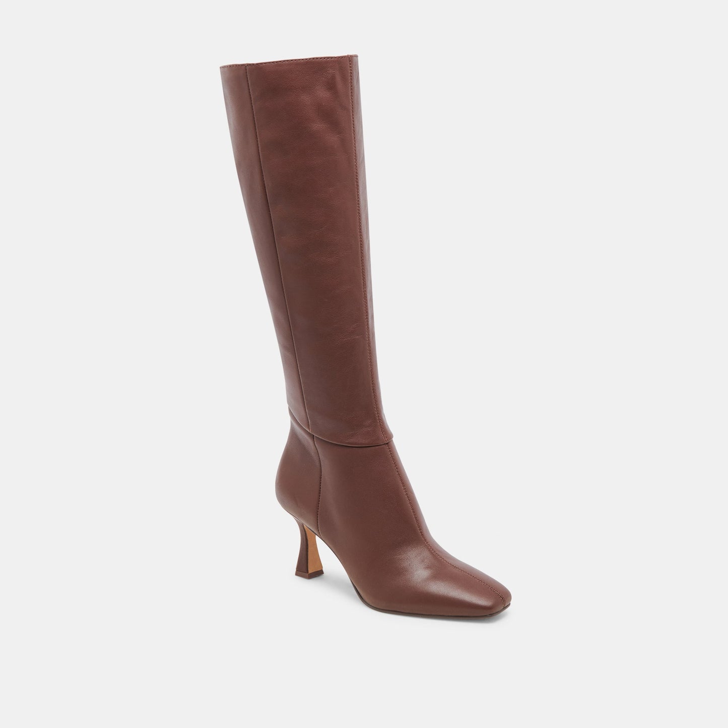 Dolce Vita GYRA WIDE CALF BOOTS CHOCOLATE LEATHER