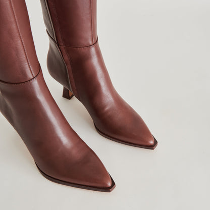 Dolce Vita Auggie Extra Wide Calf Chocolate Boots