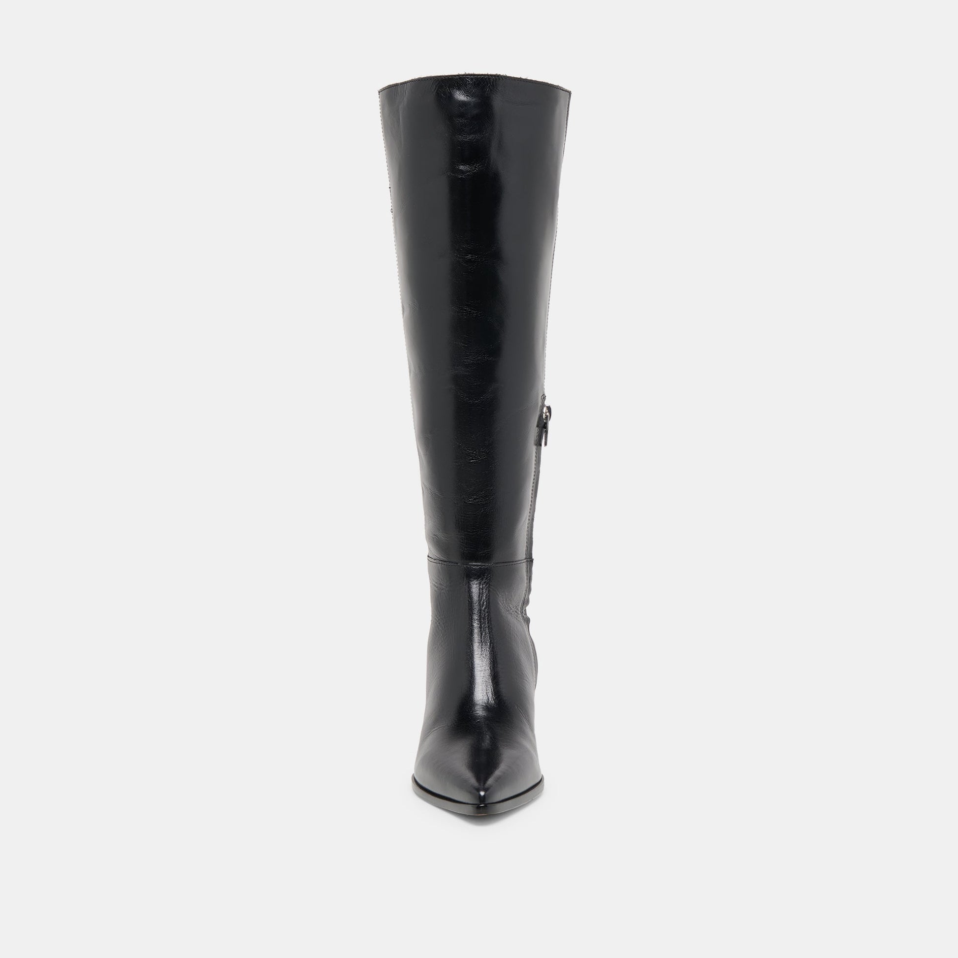 Dolce Vita Kirson Black Leather Wide Calf Boots