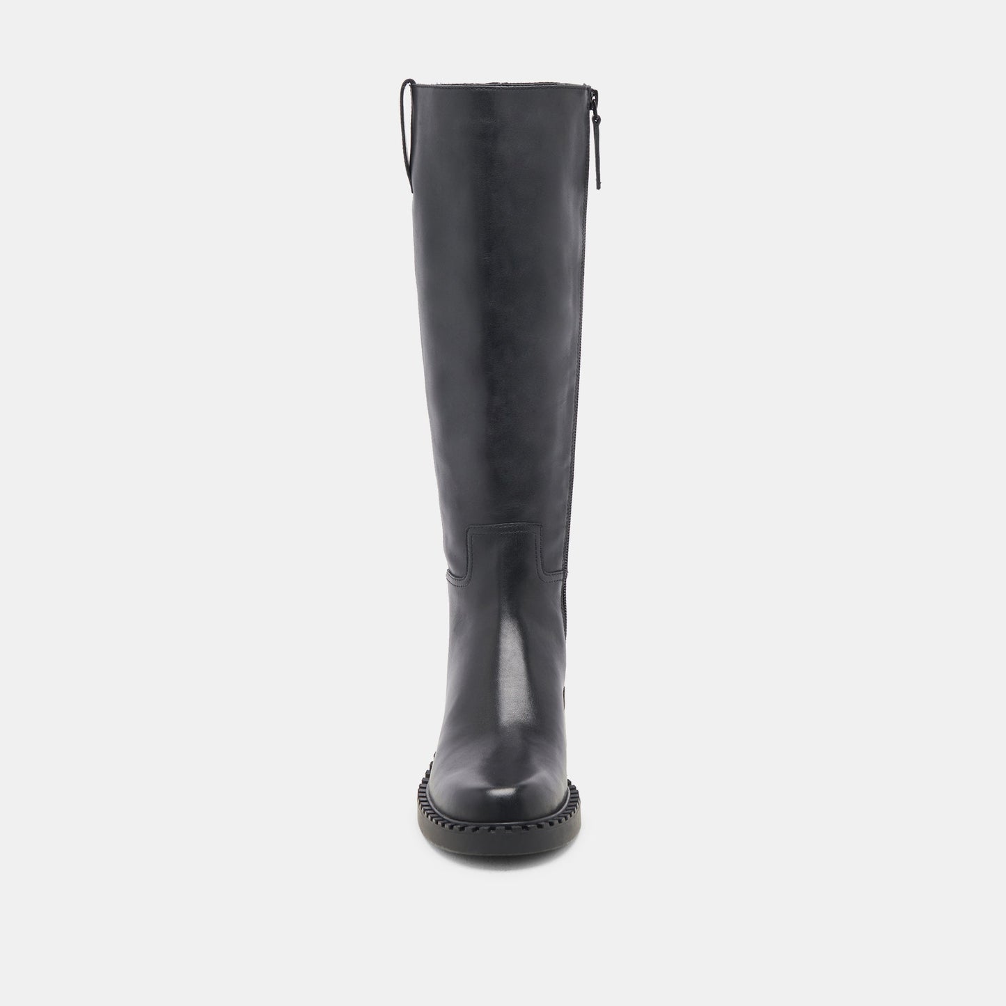 Dolce Vita Glory H2O Waterproof Black Leather Extra Wide Calf Boots