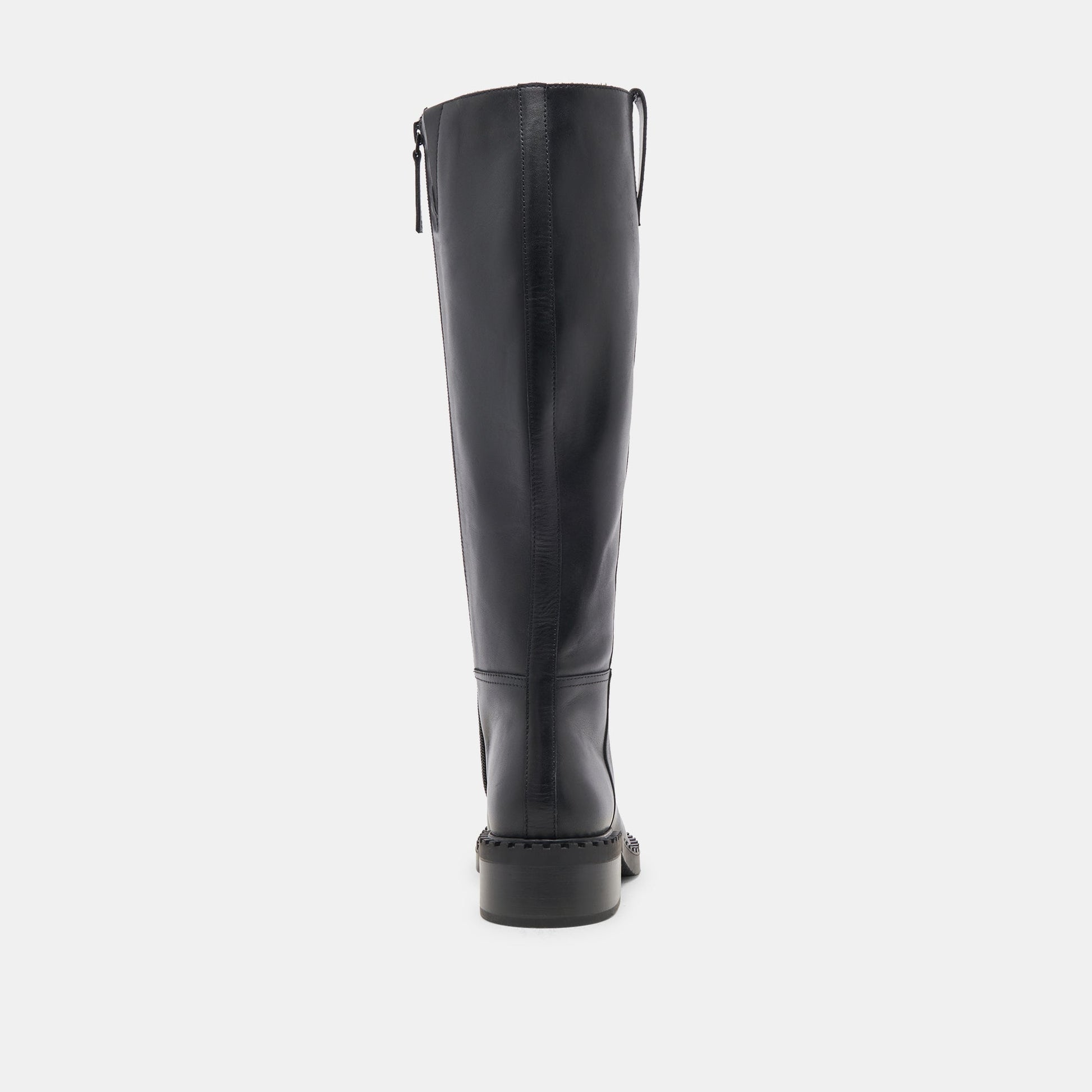 Dolce Vita Glory H2O Waterproof Black Leather Extra Wide Calf Boots