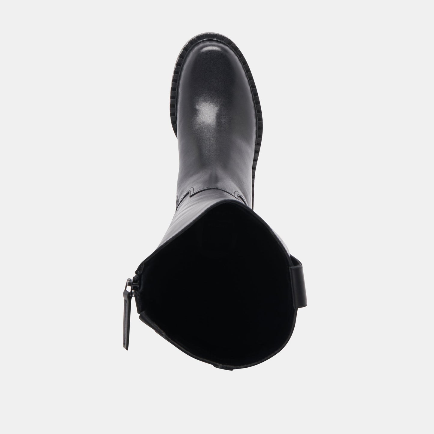 Dolce Vita Glory H2O Waterproof Black Leather Extra Wide Calf Boots