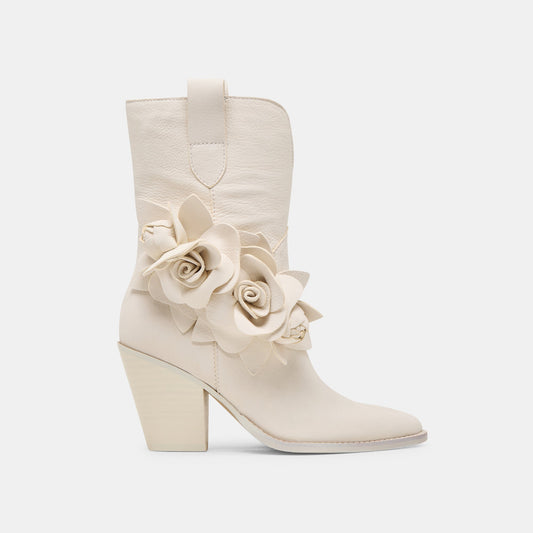 Dolce Vita Jakel Off White Nubuck Boots