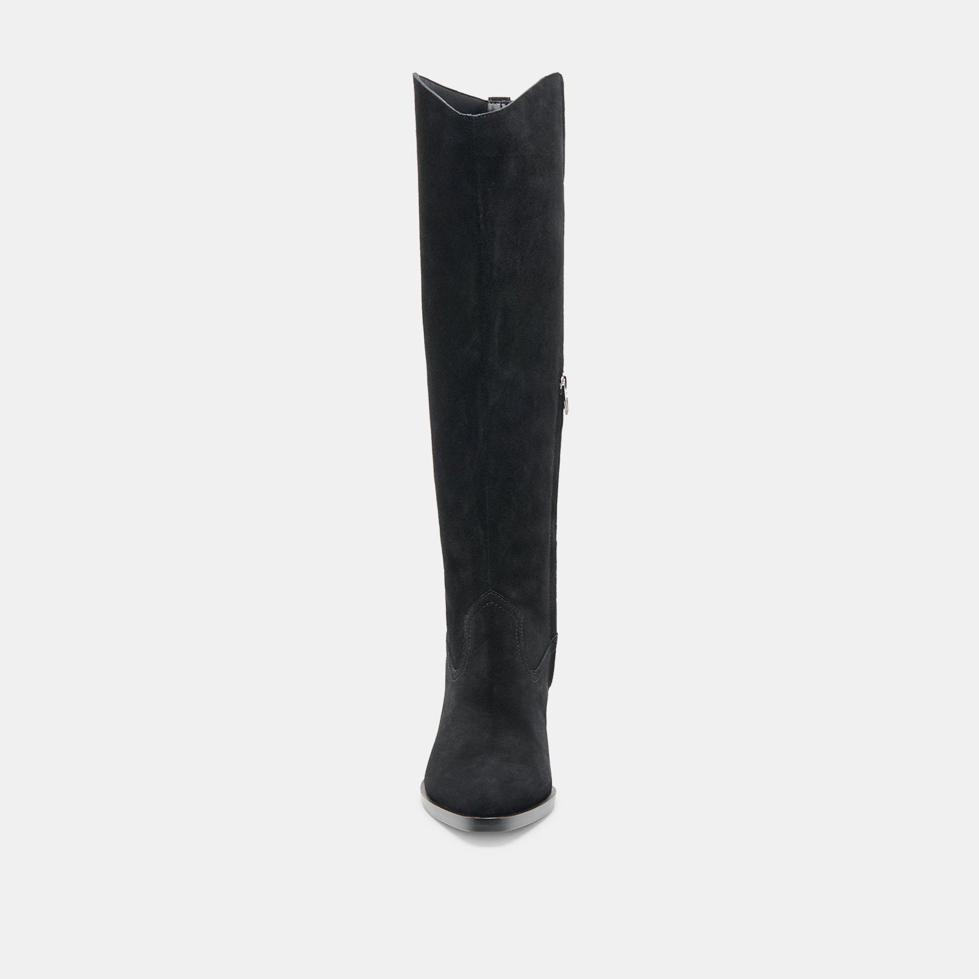Dolce Vita Virona H2O Waterproof Onyx Suede Wide Calf Boots