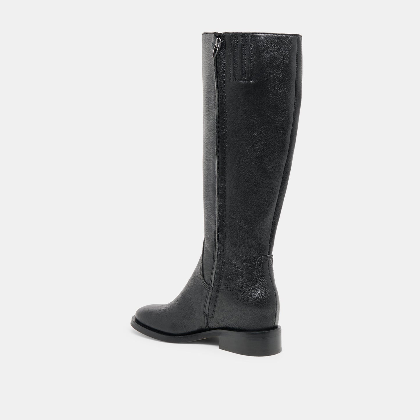 Dolce Vita Kilian H2O Waterproof Black Leather Wide Calf Boots