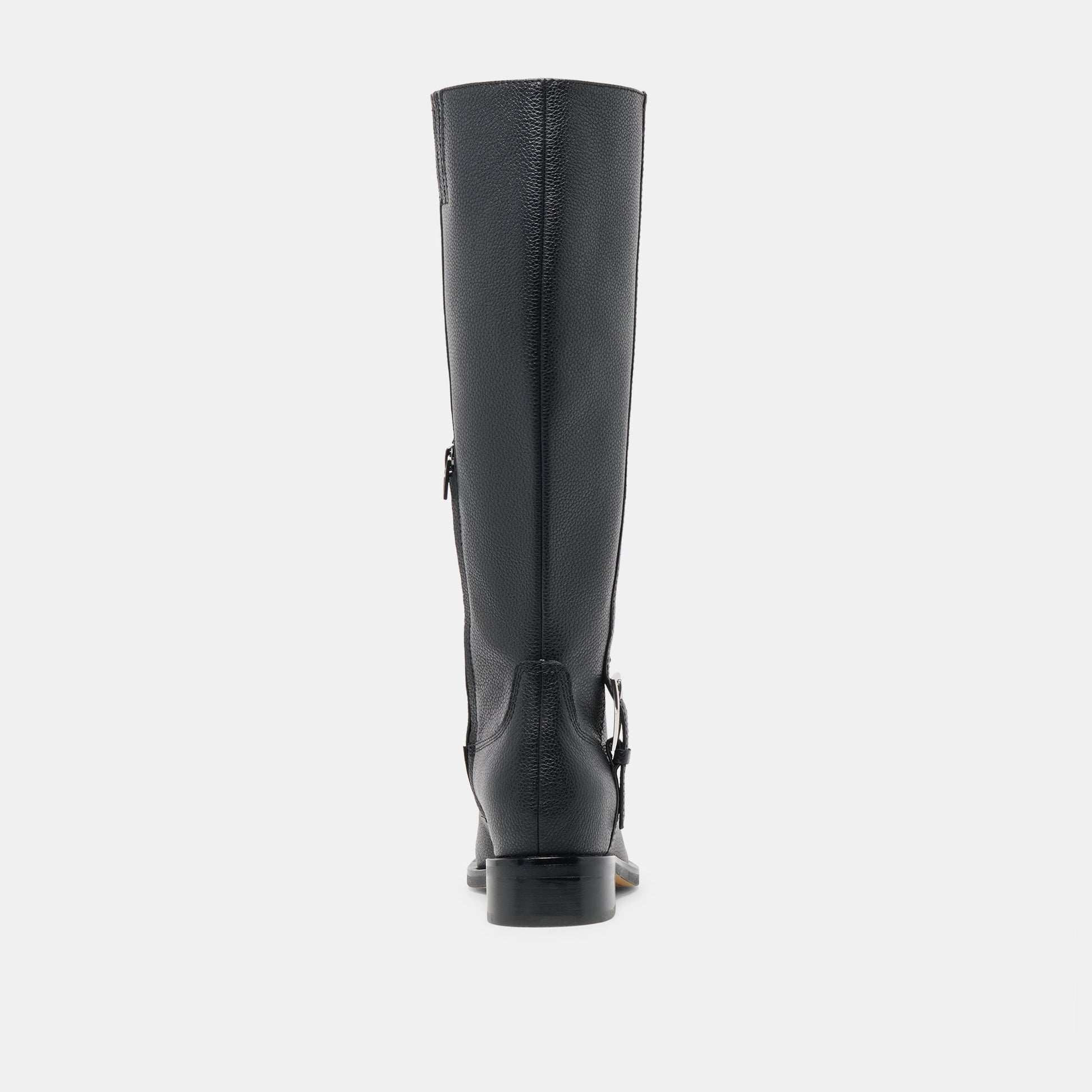 Dolce Vita Kilian H2O Waterproof Black Leather Wide Calf Boots