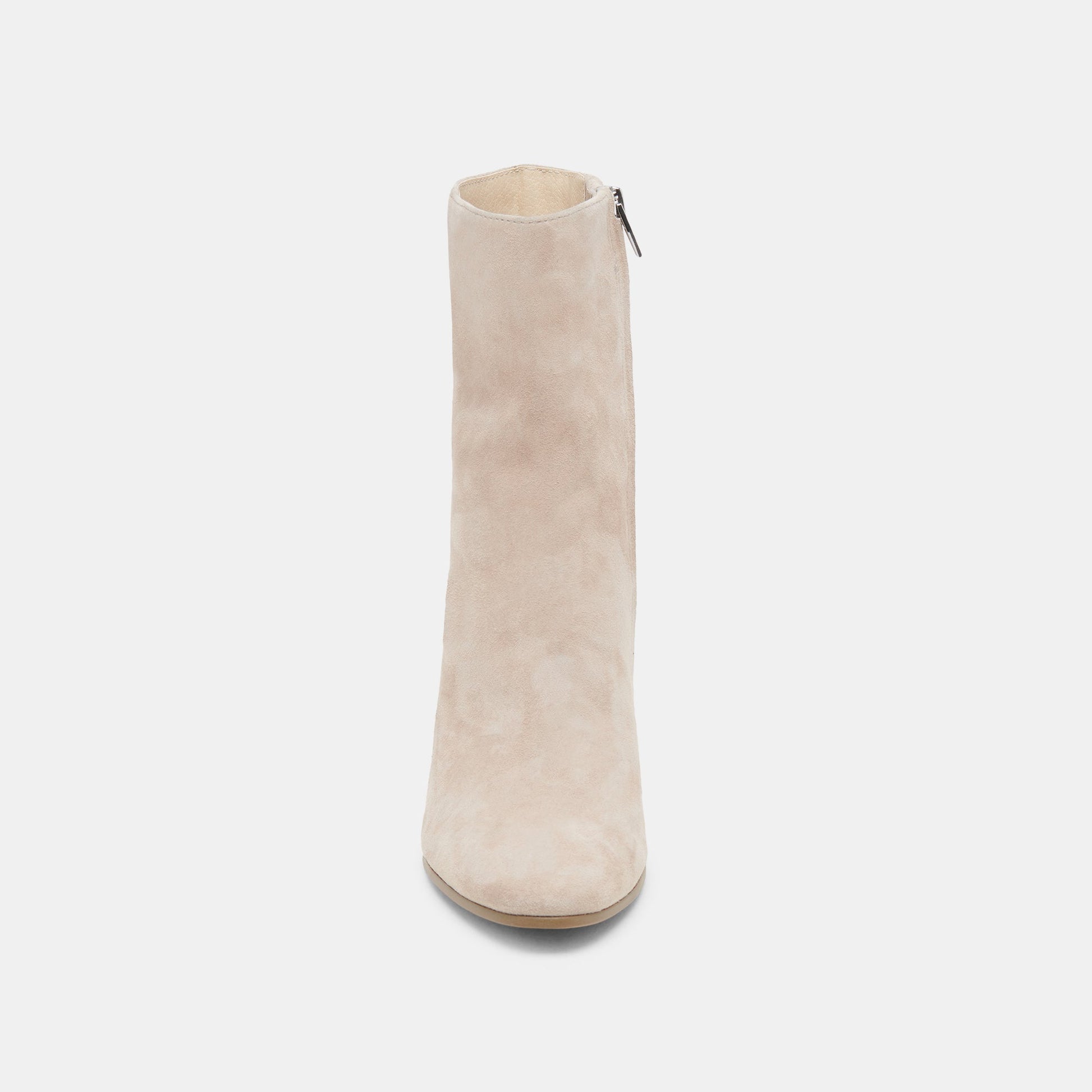 Dolce Vita Suzy Wide Taupe Suede Booties