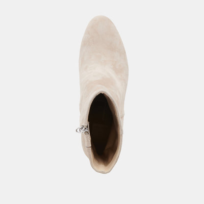 Dolce Vita Suzy Wide Taupe Suede Booties
