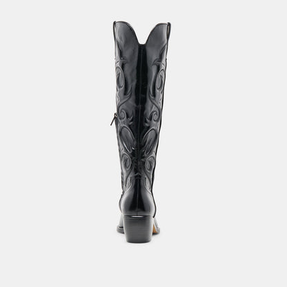 Dolce Vita Mirla Black Leather Boots