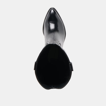 Dolce Vita Mirla Black Leather Boots