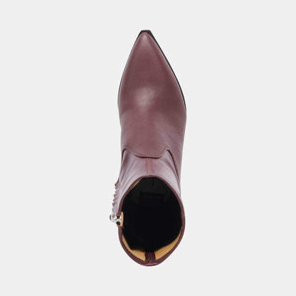 Dolce Vita ARYA WIDE CALF BOOTS WINE LEATHER
