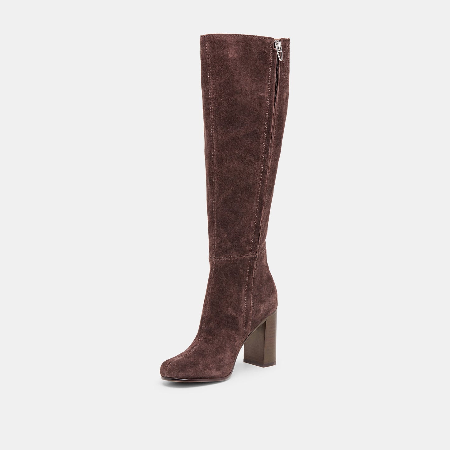 Dolce Vita Hudsin Wide Calf Mahogany Suede Boots
