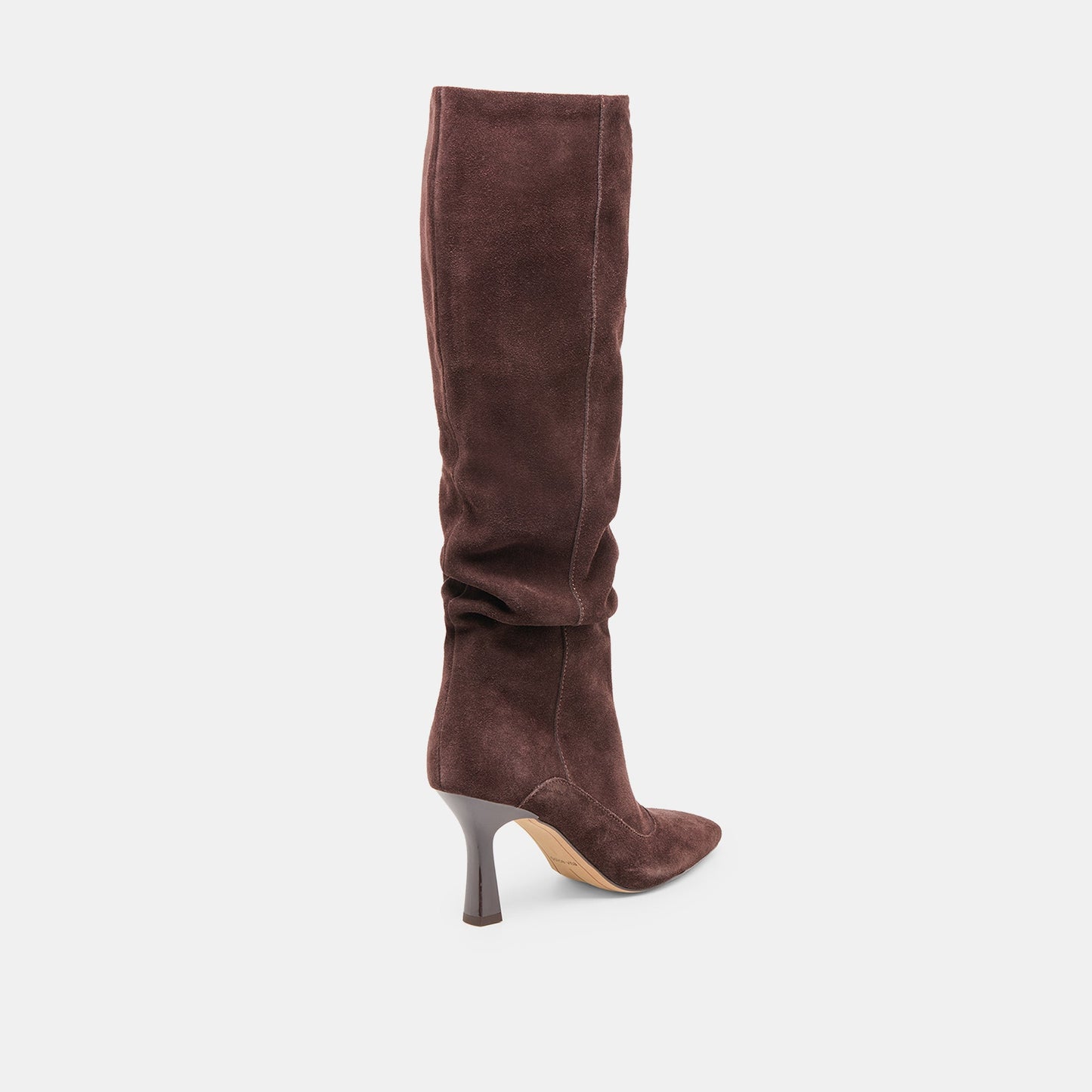 Dolce Vita Lousa Mahogany Suede Wide Calf Boots