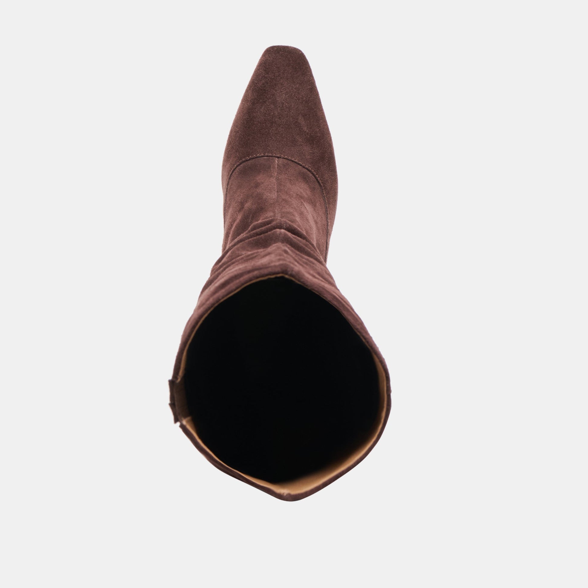 Dolce Vita Lousa Mahogany Suede Wide Calf Boots
