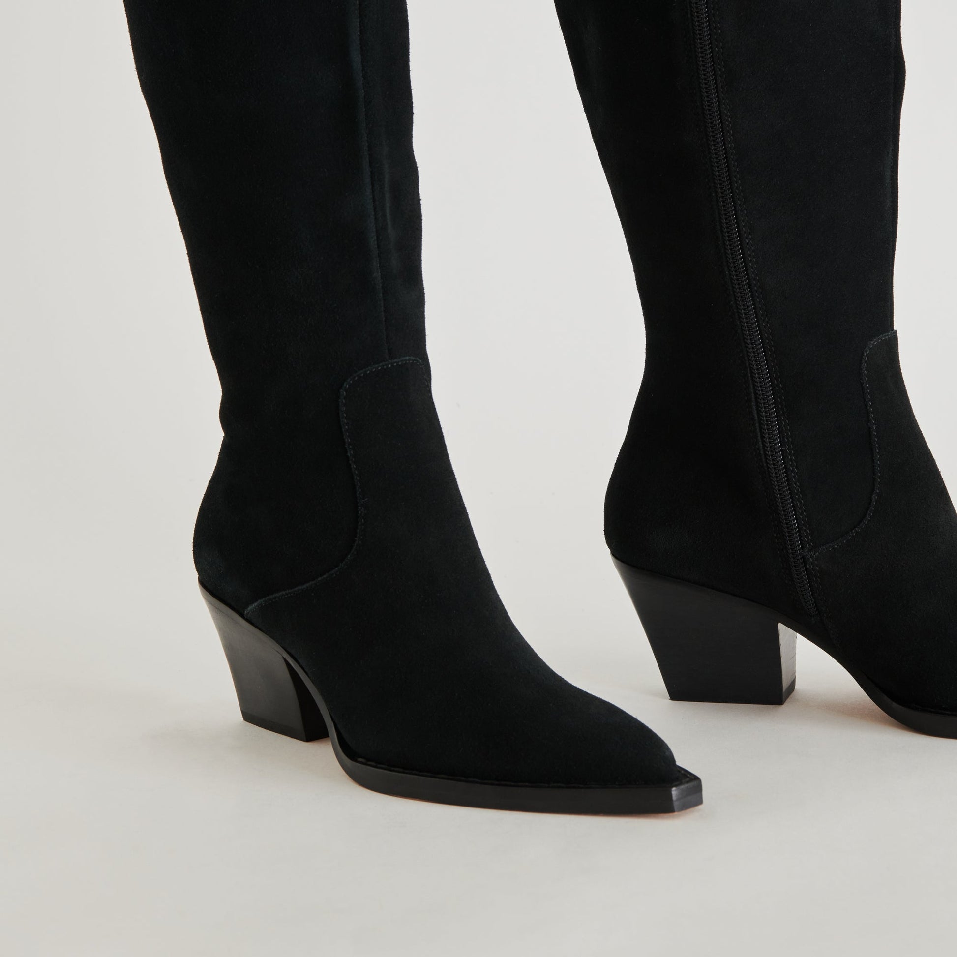 Dolce Vita Raj Boots in Onyx Suede