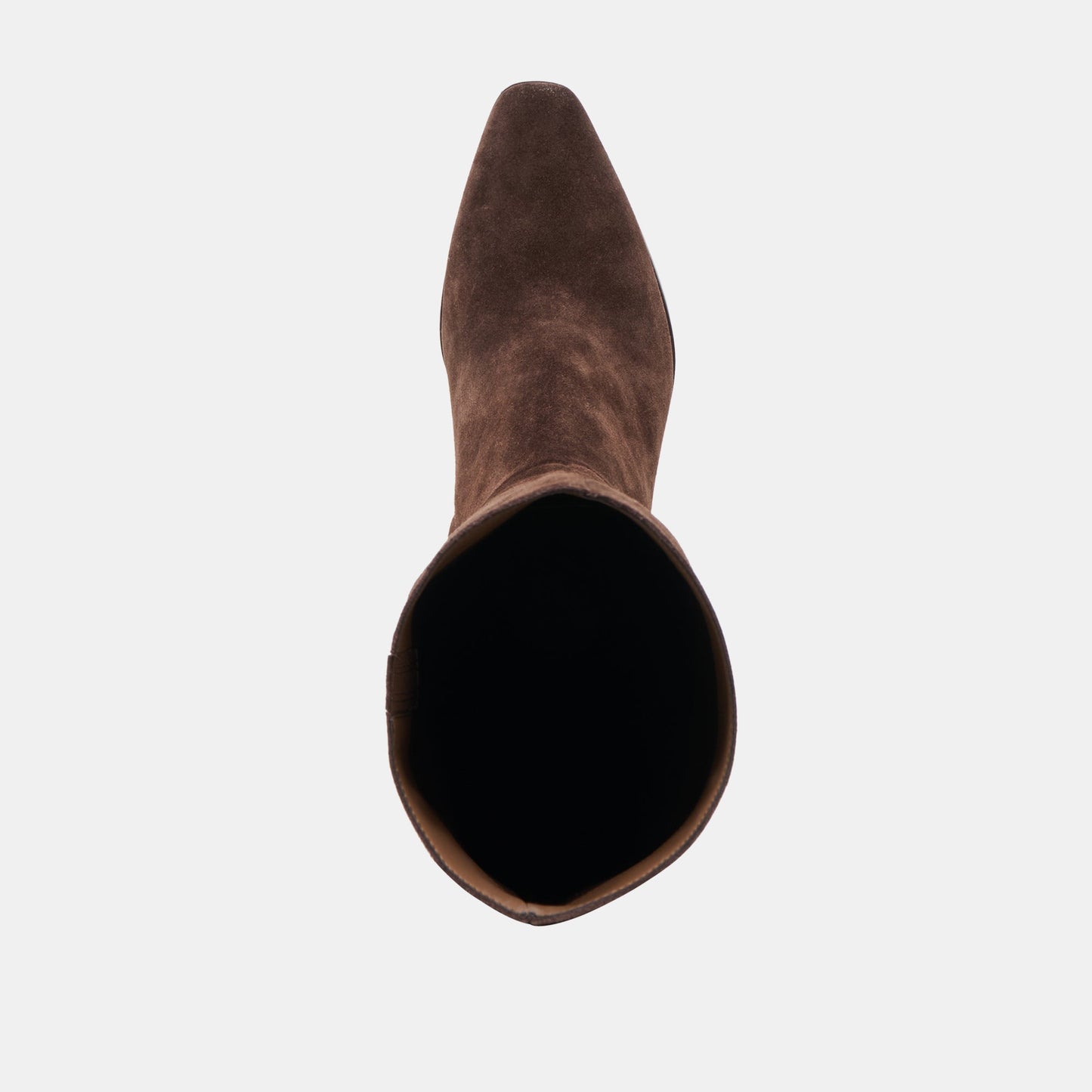 Dolce Vita Emmi Dk Brown Suede Wide Calf Boots