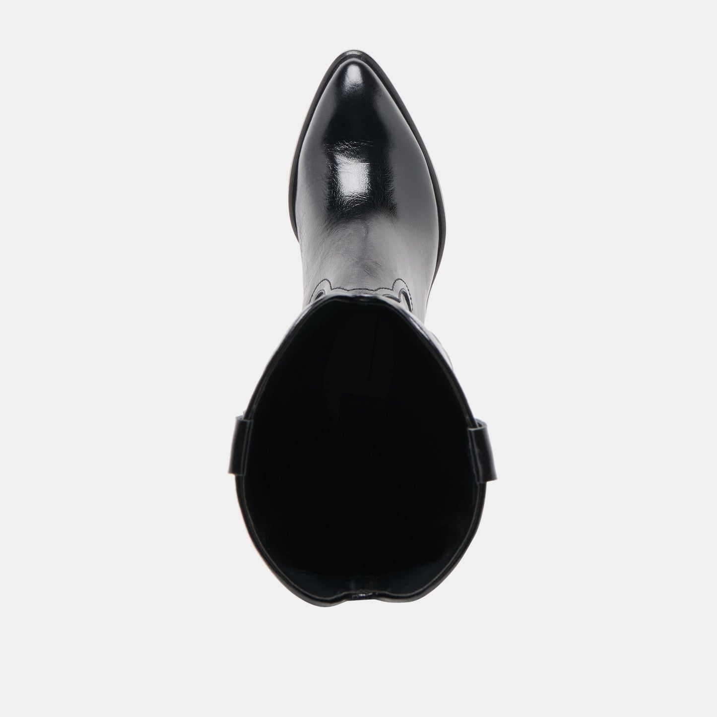 Dolce Vita Mirla Black Leather Extra Wide Calf Boots