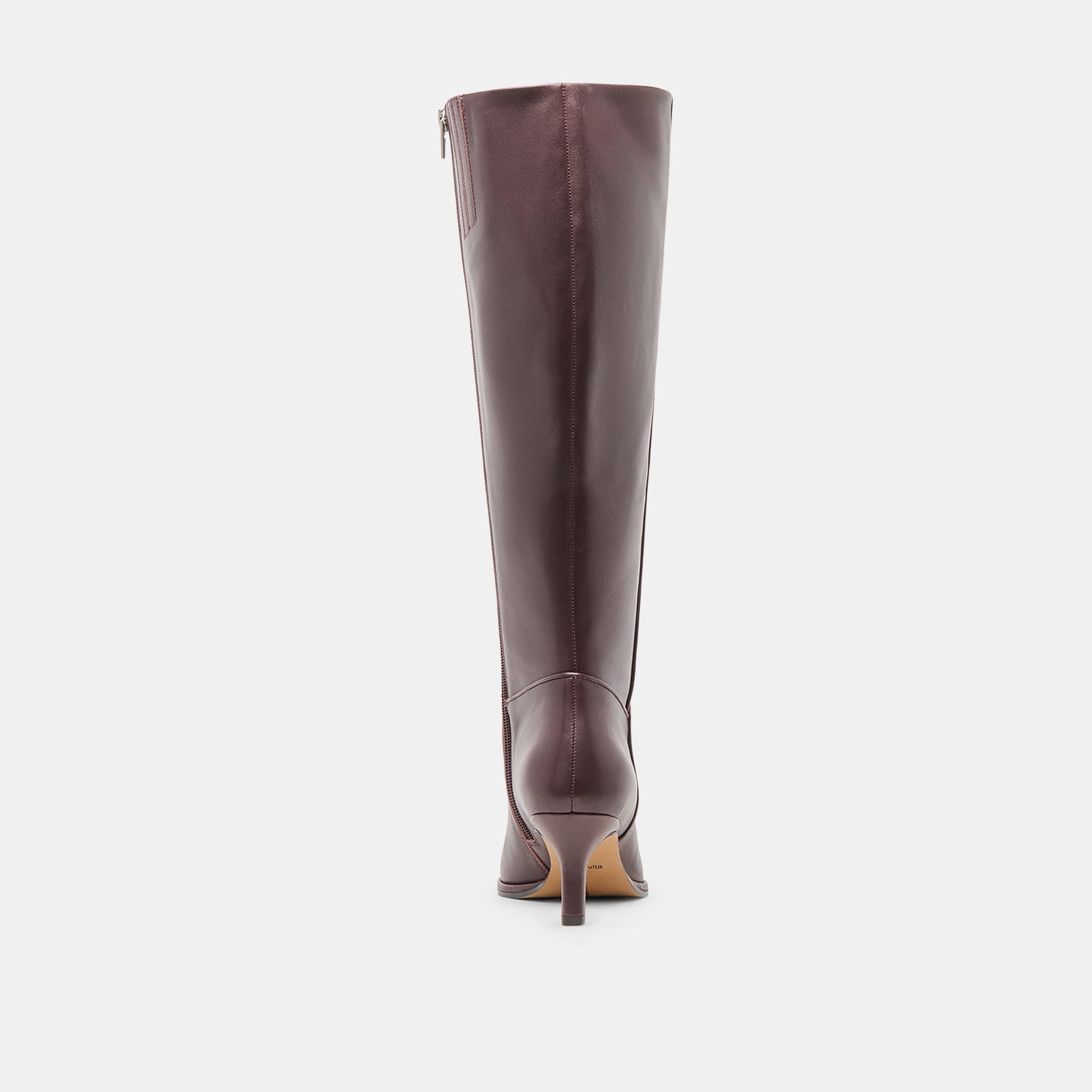 Dolce Vita Aldy Mulberry Leather Wide Calf Boots