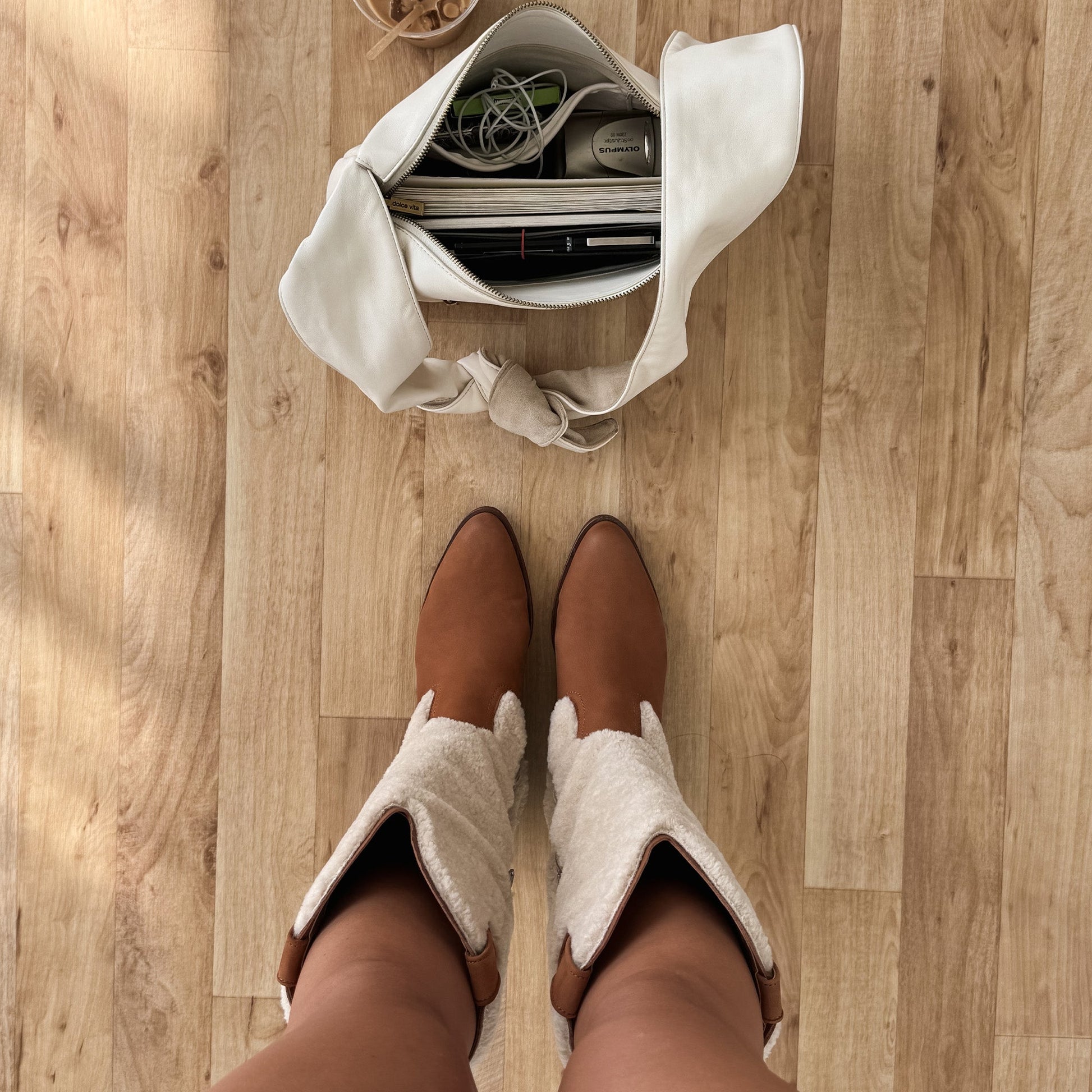 Dolce Vita Mykel Plush Caramel Nubuck Boots