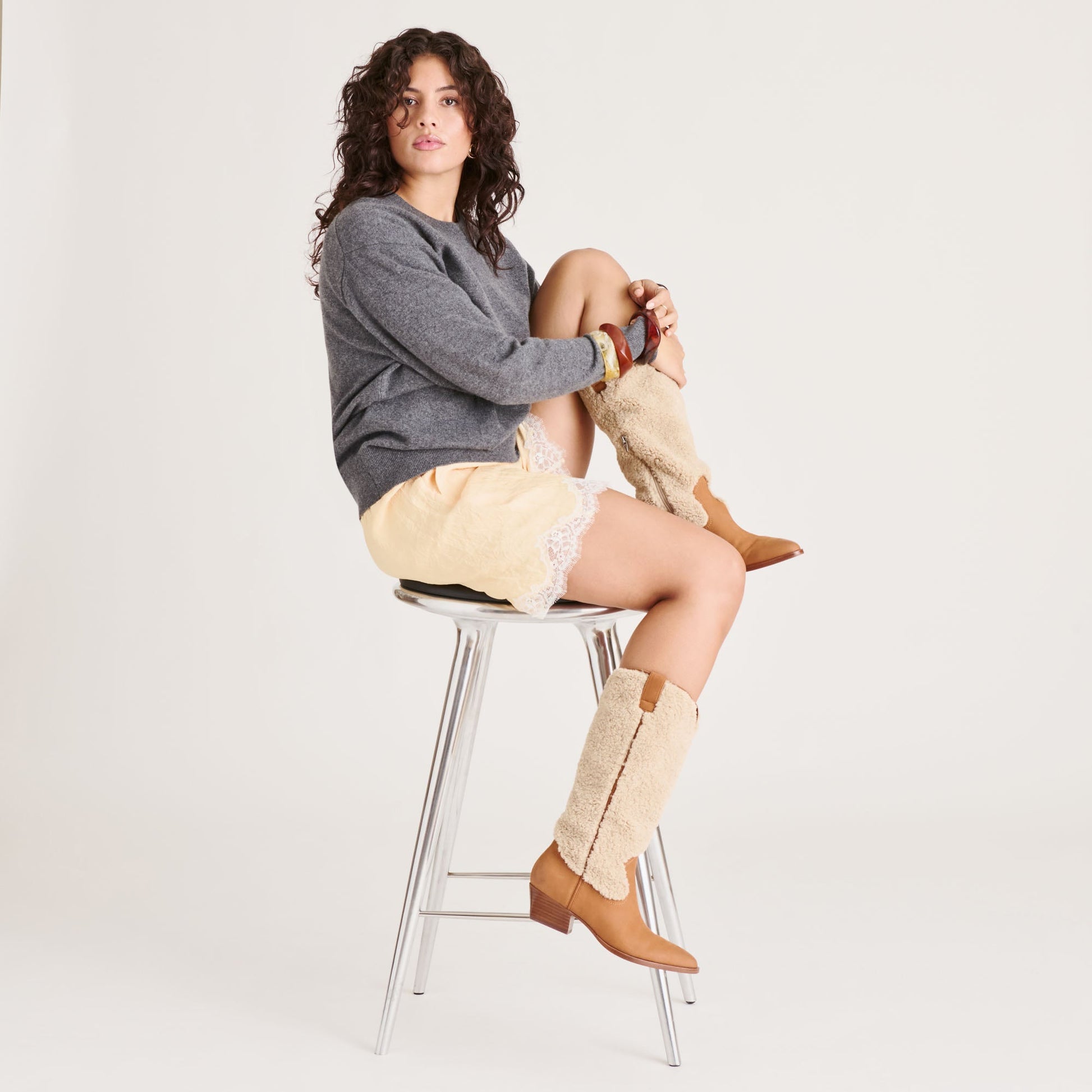 Dolce Vita Mykel Plush Caramel Nubuck Boots