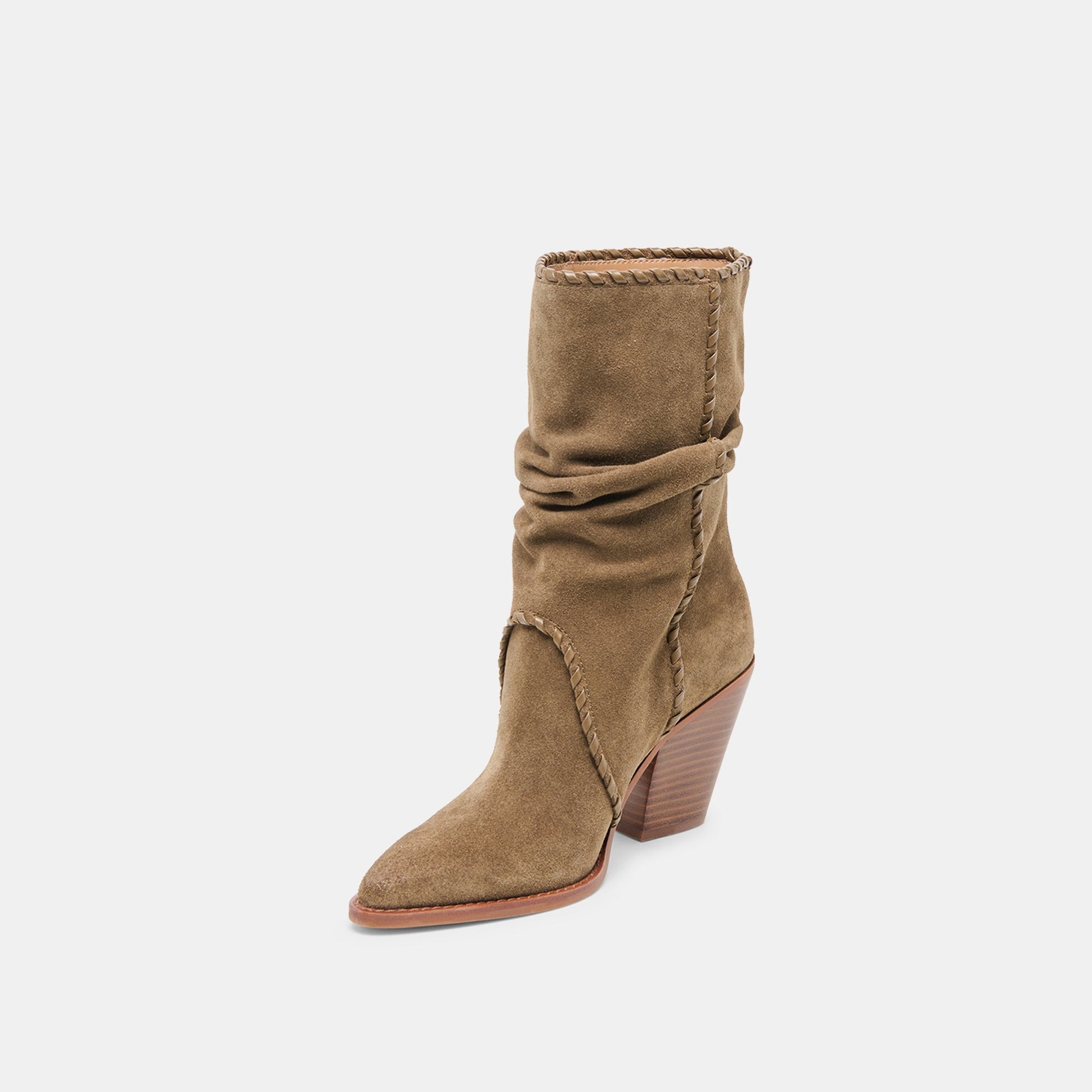 Dolce Vita Julith Olive Suede Boots