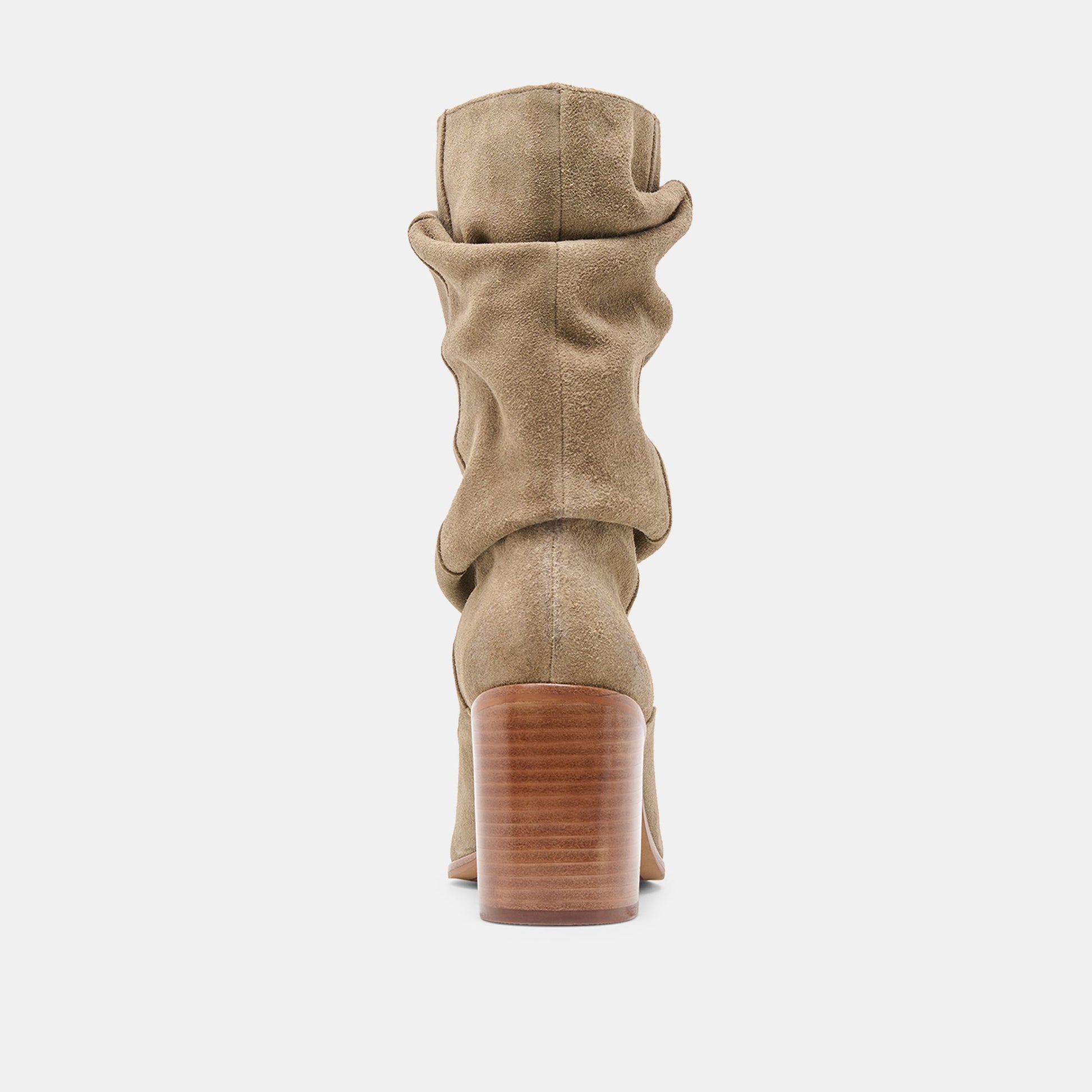 Dolce Vita Talina Olive Suede Wide Calf Boots