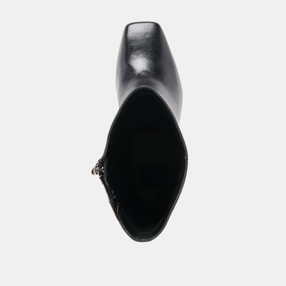 Dolce Vita Riggs Wide Calf Black Leather Boots
